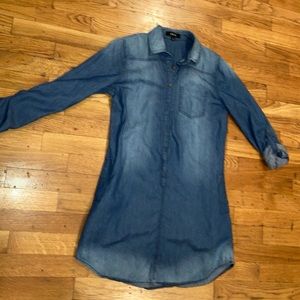 Active USA chambray shirt dress size Small